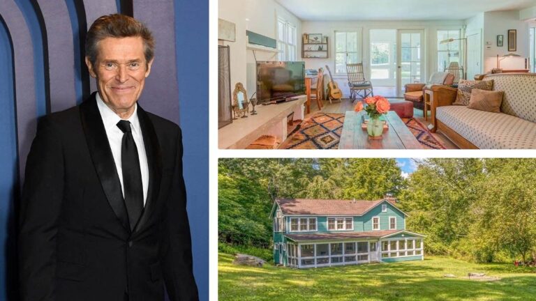 'Poor Things' Star Willem Dafoe Is Close to a Sale on His Upstate New York Farmhouse 3 ‘Poor Things’ Star Willem Dafoe Is Close to a Sale on His Upstate New York Farmhouse