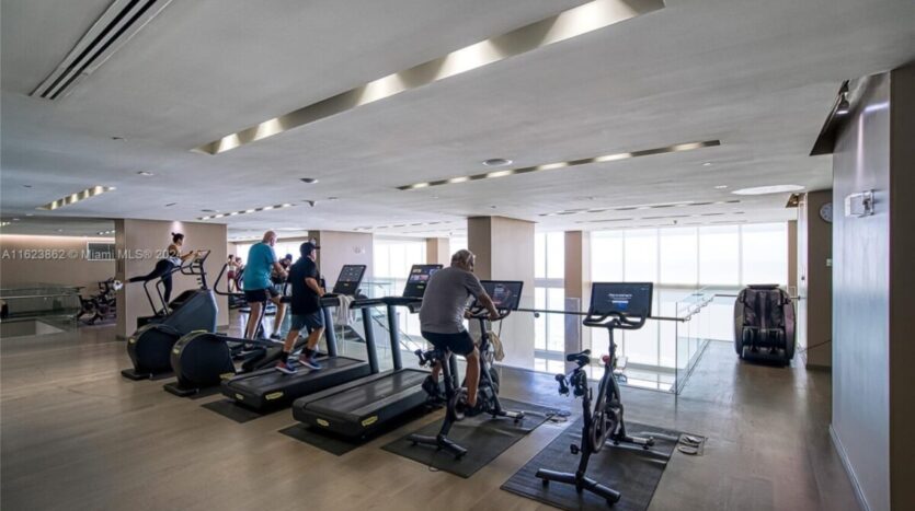 magnificent condo with breathtaking ocean view interior gym 2